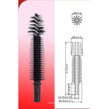 Silicone Double fiber type mascara brush